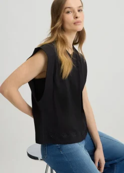 Liu Jo Top de algodón-Mujer Ropa Deportiva|Camisetas Y Tops