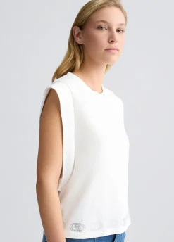 Liu Jo Top de algodón-Mujer Camisetas Y Tops