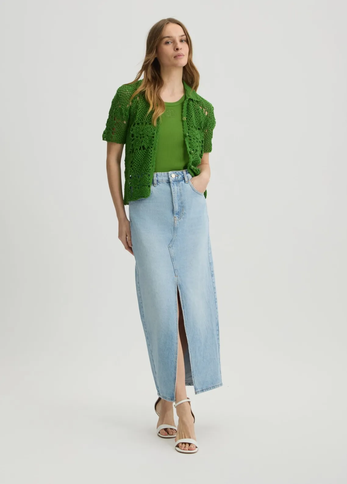 Liu Jo Top de algodón con logotipo-Mujer Camisetas Y Tops