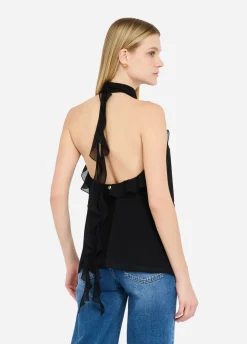 Liu Jo Top de fiesta de tejido georgette-Mujer Camisetas Y Tops|Ceremonia