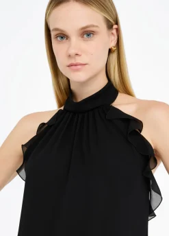 Liu Jo Top de fiesta de tejido georgette-Mujer Camisetas Y Tops|Ceremonia