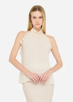 Liu Jo Top de fiesta de tejido georgette-Mujer Camisetas Y Tops|Ceremonia