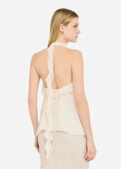 Liu Jo Top de fiesta de tejido georgette-Mujer Camisetas Y Tops|Ceremonia
