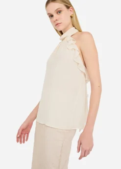 Liu Jo Top de fiesta de tejido georgette-Mujer Camisetas Y Tops|Ceremonia