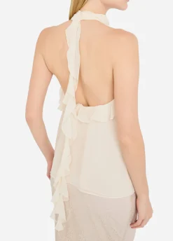 Liu Jo Top de fiesta de tejido georgette-Mujer Camisetas Y Tops|Ceremonia