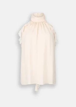 Liu Jo Top de fiesta de tejido georgette-Mujer Camisetas Y Tops|Ceremonia