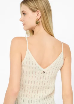 Liu Jo Top de lana y alpaca-Mujer Cárdigans Y Jerséis