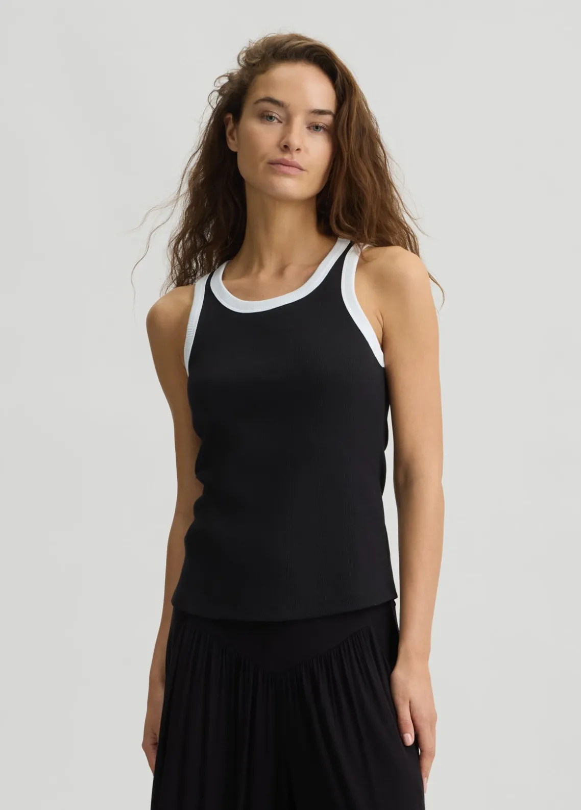 Liu Jo Top de punto canalé-Mujer Moda Baño|Camisetas Y Tops