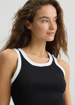 Liu Jo Top de punto canalé-Mujer Moda Baño|Camisetas Y Tops