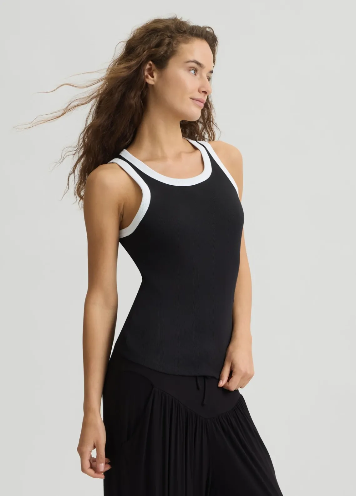 Liu Jo Top de punto canalé-Mujer Moda Baño|Camisetas Y Tops
