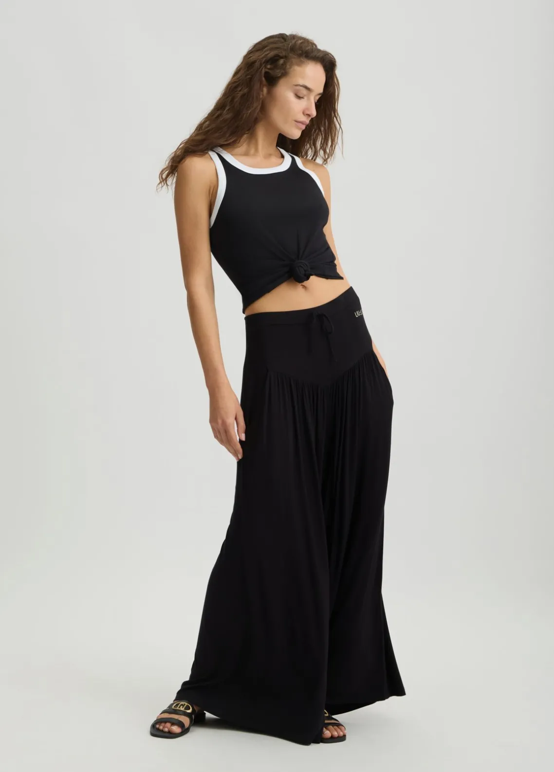 Liu Jo Top de punto canalé-Mujer Moda Baño|Camisetas Y Tops