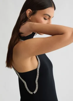 Liu Jo Top de punto con strass-Mujer Cárdigans Y Jerséis