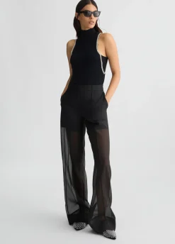 Liu Jo Top de punto con strass-Mujer Cárdigans Y Jerséis