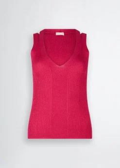 Liu Jo Top de punto lurex®-Mujer Cárdigans Y Jerséis