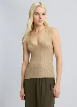 Liu Jo Top de punto lurex®-Mujer Cárdigans Y Jerséis
