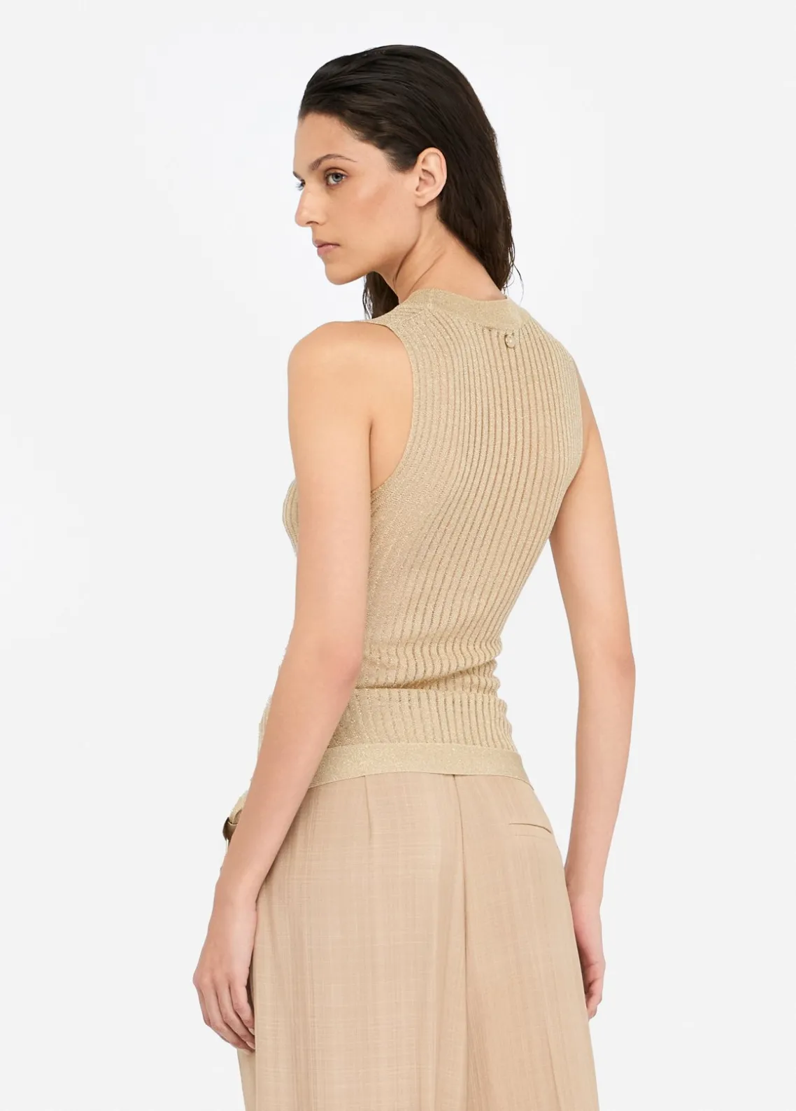 Liu Jo Top de punto lurex®-Mujer Cárdigans Y Jerséis