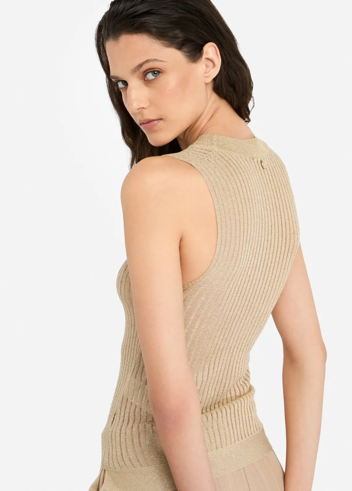 Liu Jo Top de punto lurex®-Mujer Cárdigans Y Jerséis