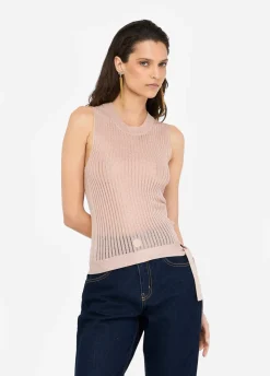 Liu Jo Top de punto lurex®-Mujer Cárdigans Y Jerséis