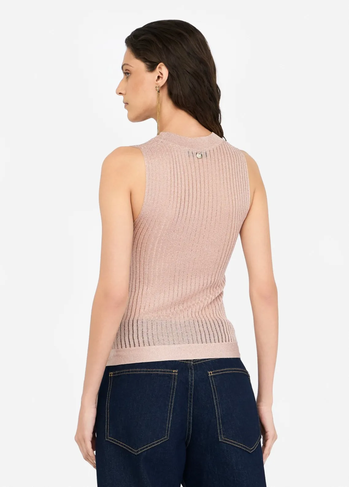 Liu Jo Top de punto lurex®-Mujer Cárdigans Y Jerséis