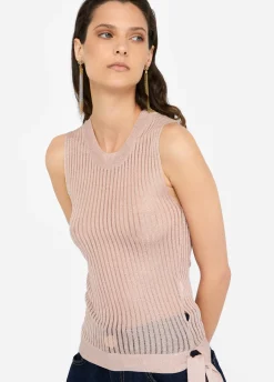 Liu Jo Top de punto lurex®-Mujer Cárdigans Y Jerséis