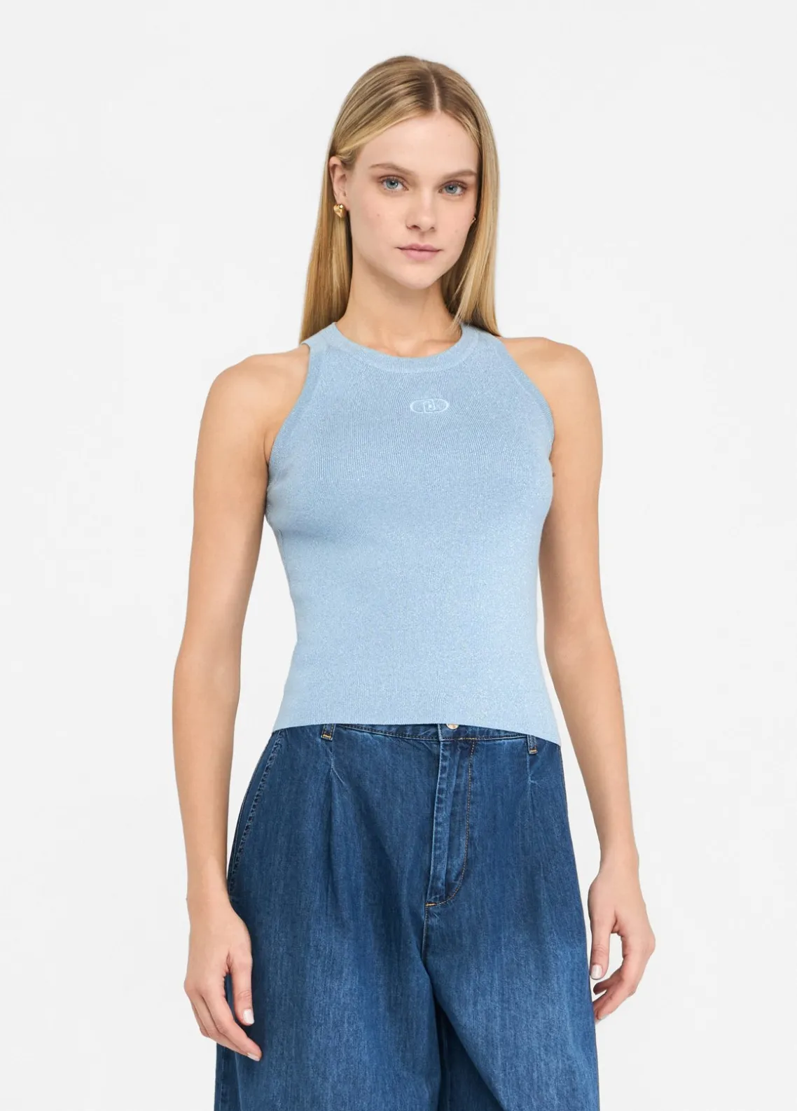 Liu Jo Top de punto lurex®-Mujer Cárdigans Y Jerséis