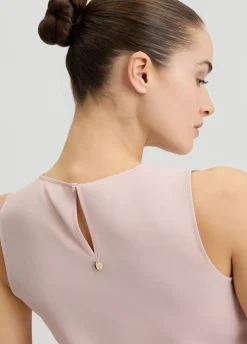 Liu Jo Top de raso y georgette-Mujer Tailleur|Camisetas Y Tops