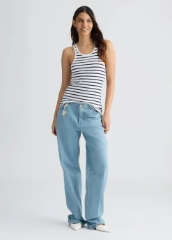 Liu Jo Top de rayas-Mujer Camisetas Y Tops