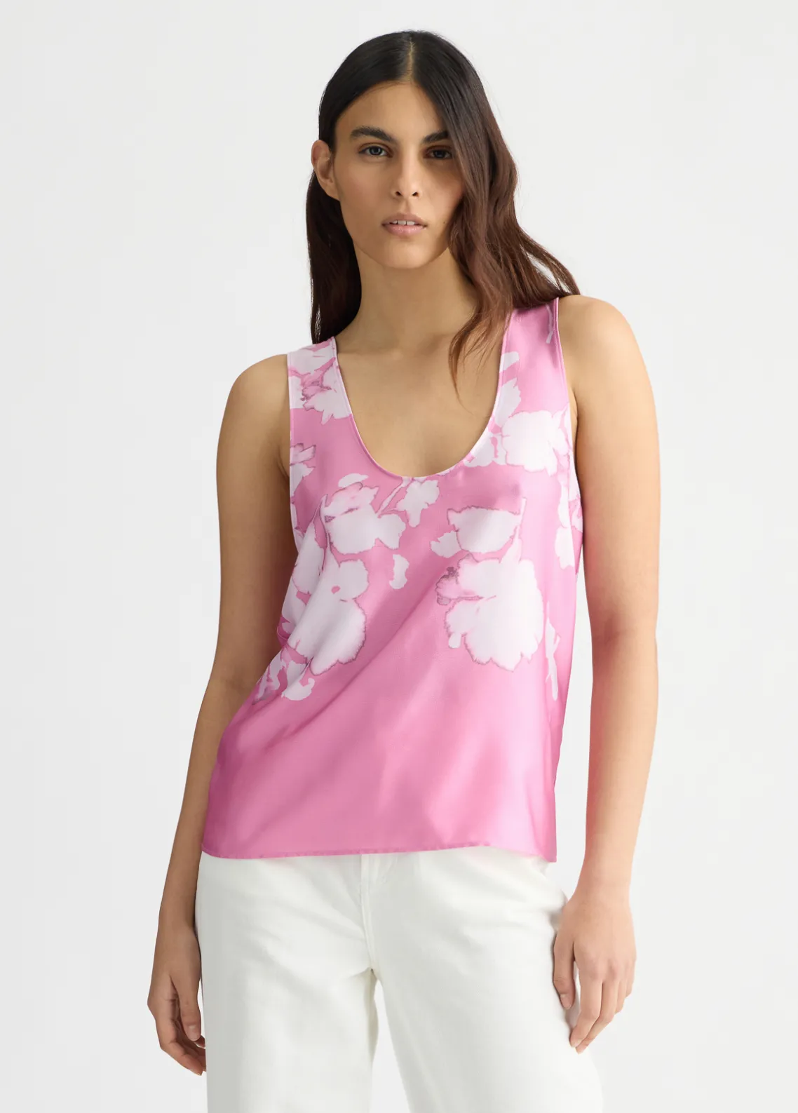 Liu Jo Top de satén-Mujer Camisetas Y Tops