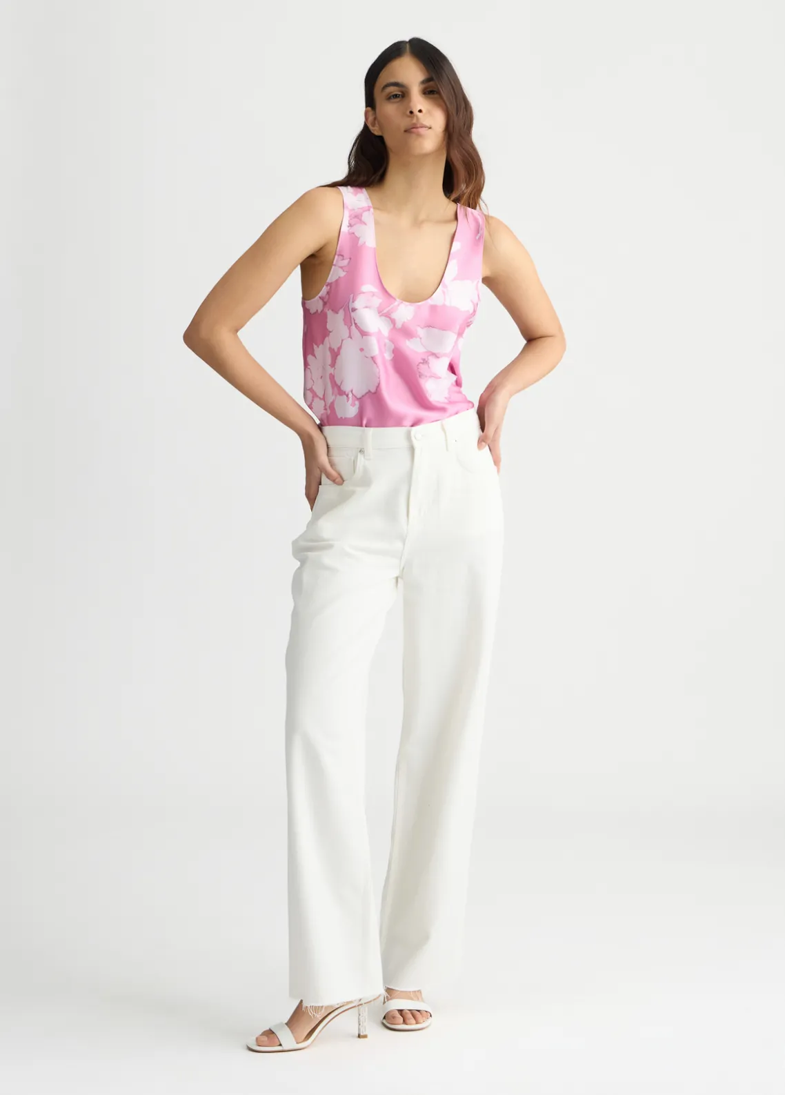 Liu Jo Top de satén-Mujer Camisetas Y Tops