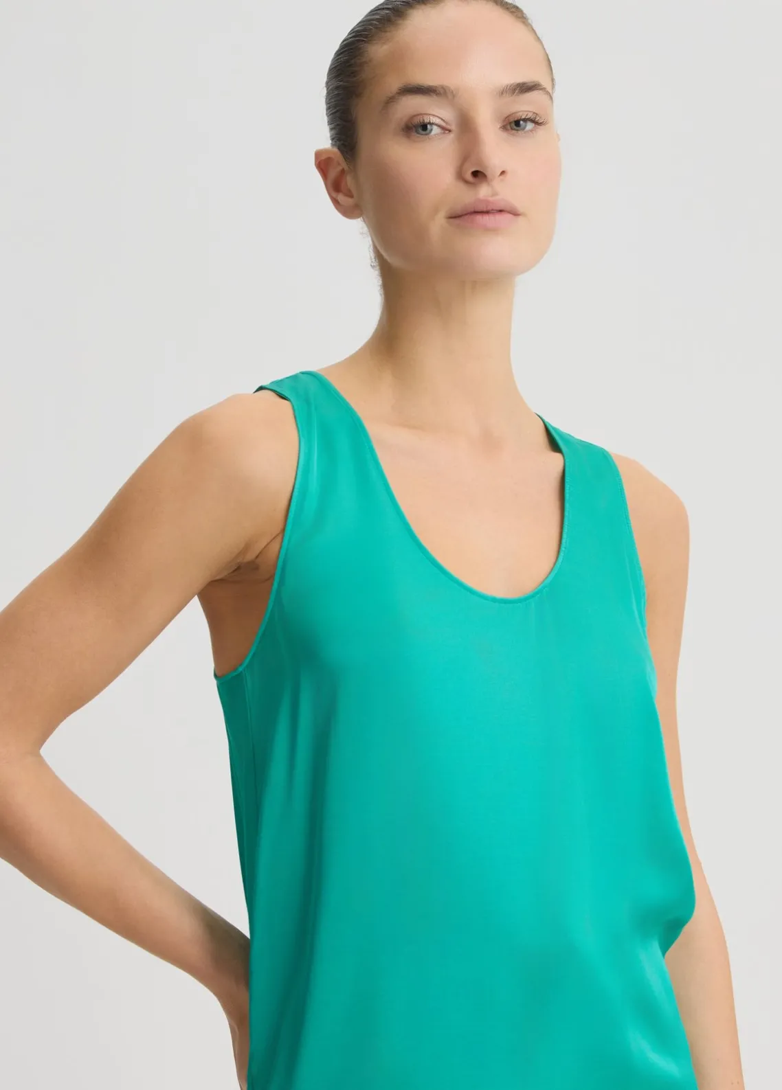 Liu Jo Top de satén-Mujer Camisetas Y Tops