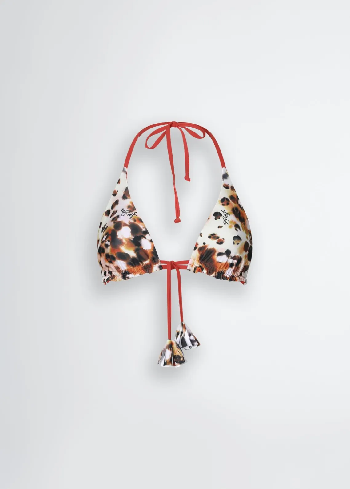 Liu Jo Top triangular con estampado-Mujer Moda Baño