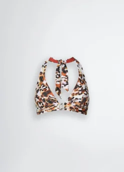 Liu Jo Top triangular con estampado-Mujer Moda Baño