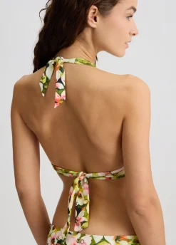 Liu Jo Top triangular con estampado-Mujer Moda Baño