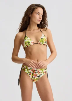 Liu Jo Top triangular de bikini estampado-Mujer Moda Baño