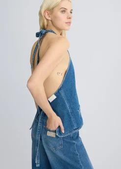 Liu Jo Top vaquero-Mujer Camisetas Y Tops