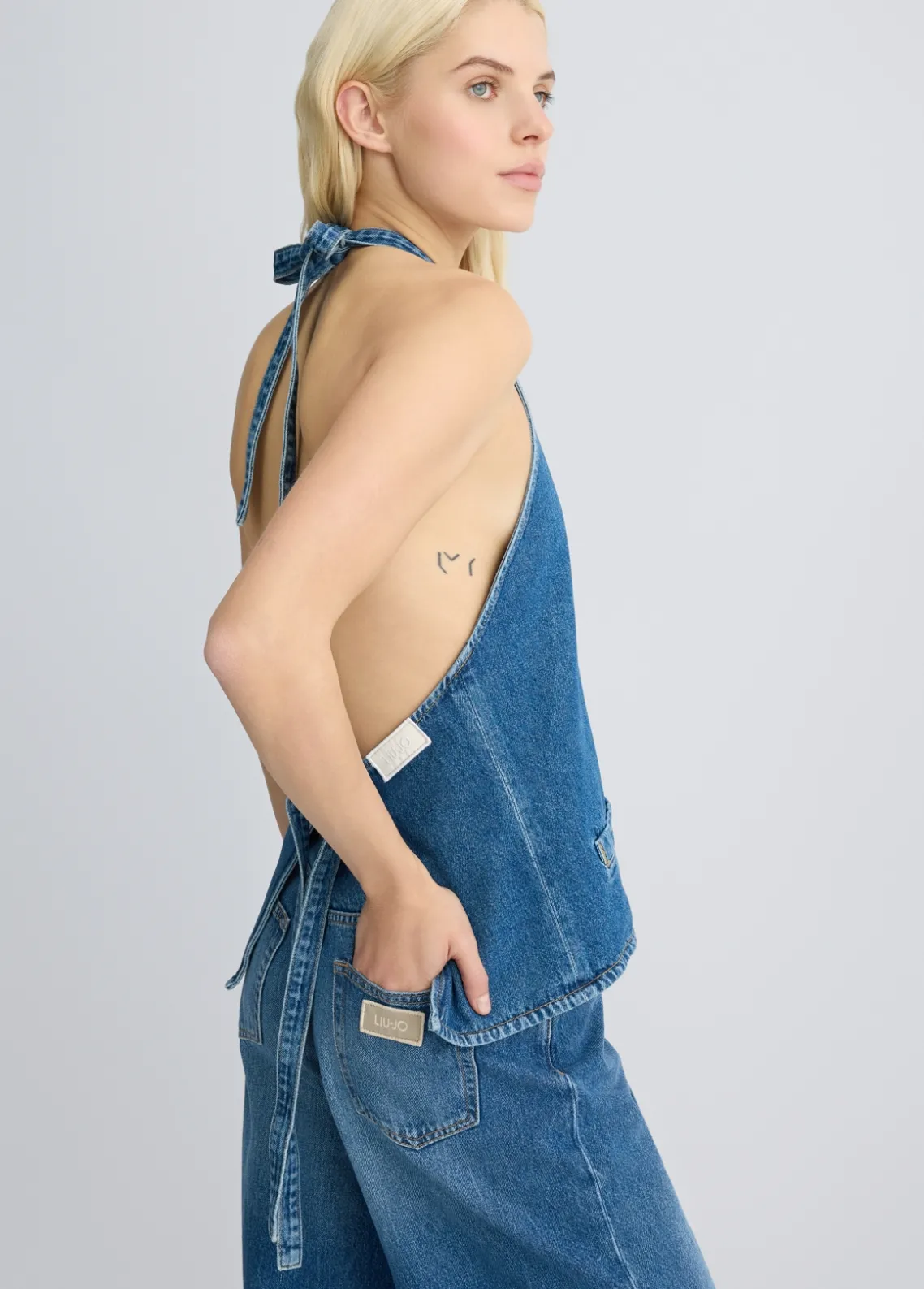 Liu Jo Top vaquero-Mujer Camisetas Y Tops