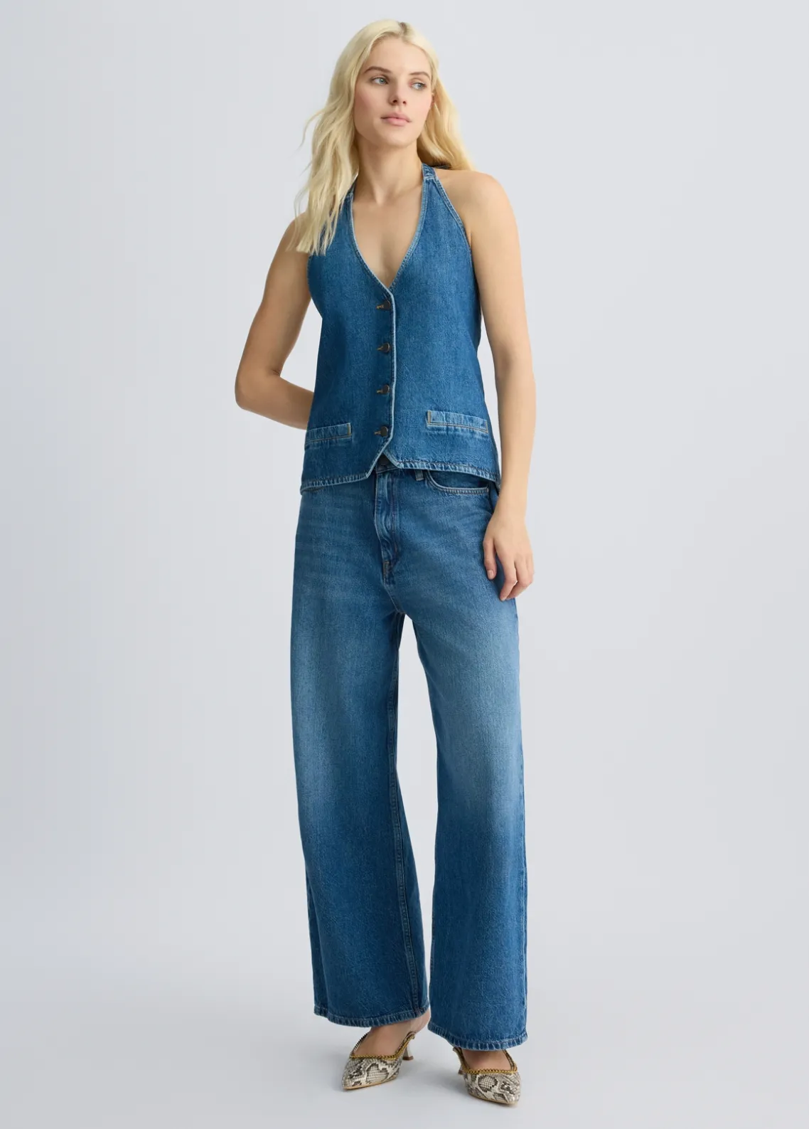Liu Jo Top vaquero-Mujer Camisetas Y Tops