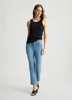 Liu Jo Vaqueros acampanados-Mujer Vaqueros Slim