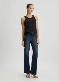 Liu Jo Vaqueros acampanados Bottom Up-Mujer Vaqueros Campana