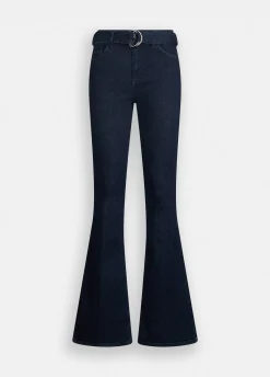 Liu Jo Vaqueros acampanados con cinturón-Mujer Bootcut