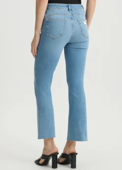 Liu Jo Vaqueros acampanados con strass-Mujer Vaqueros Pitillo