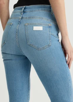 Liu Jo Vaqueros acampanados con strass-Mujer Vaqueros Pitillo