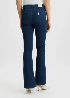 Liu Jo Vaqueros acampanados con botones-Mujer Bootcut