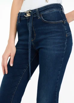 Liu Jo Vaqueros acampanados con cinturón-Mujer Bootcut