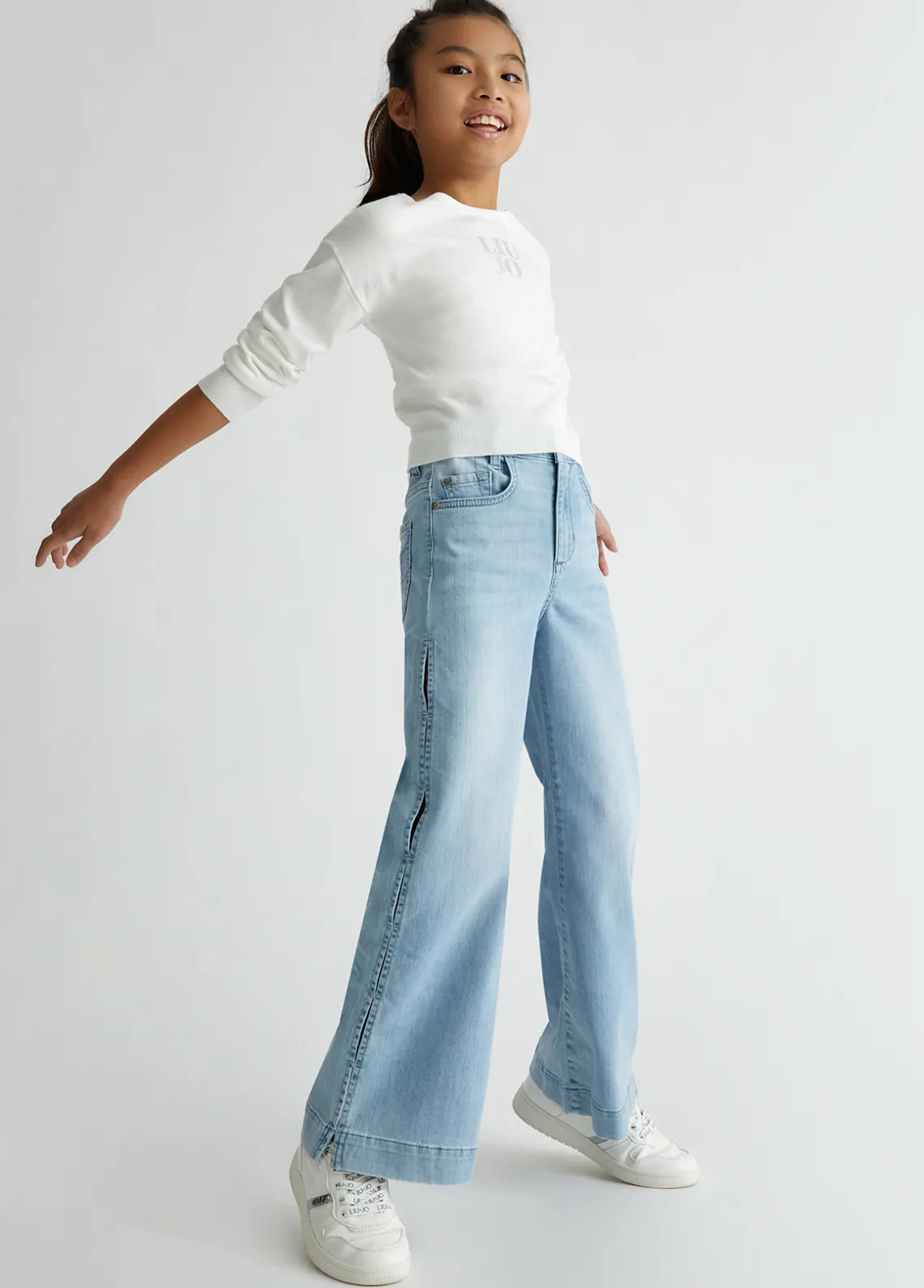 Liu Jo Vaqueros acampanados de talle alto- Pantalones Y Faldas