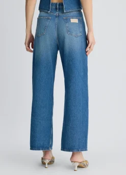 Liu Jo Vaqueros baggy de talle bajo-Mujer Vaqueros Rectos