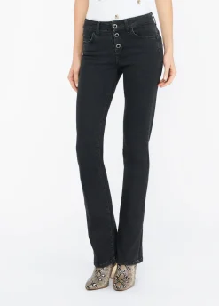Liu Jo Vaqueros bootcut Bottom Up-Mujer Vaqueros Pitillo