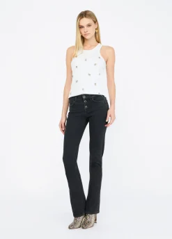 Liu Jo Vaqueros bootcut Bottom Up-Mujer Vaqueros Pitillo