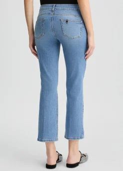 Liu Jo Vaqueros bootcut con strass-Mujer Vaqueros Rectos