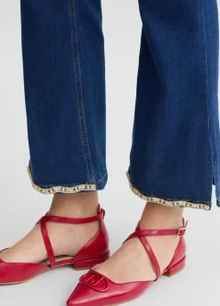 Liu Jo Vaqueros bootcut con strass-Mujer Bootcut